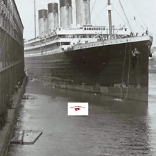 RMS OLYMPIC, rounds the knuckle, Pier 59 Manhattan, June 21, 1911 picture