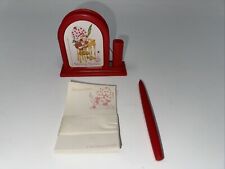 Strawberry Shortcake 1980 Note Holder Unused  Stationary American Greetings picture