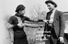1932 Bonnie Parker Shotgun PHOTO Gangster Bonnie and Clyde Gang Gun Play picture