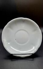 Antique Johnson Bros Royal Ironstone China White Saucer 1883-1913 Mark picture