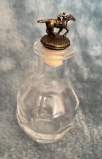 Mini Blantons Bourbon Clear Bottle EMPTY with Horse and Jockey Stopper picture