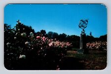 Columbus OH-Ohio, Park of Roses, Armillary Sphere Sundial Vintage Postcard picture