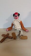 Vintage Disney Mickey Mouse Marionette String Puppet Handmade Wood Ceramic picture