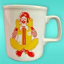 Vintage Mcdonalds Coffee Mug - Ronald Mcdonald - Staffordshire KilnCraft England picture