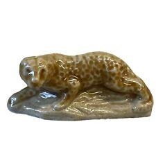 Wade Whimsies Red Rose Tea Cheetah Leopard Figurine Glazed Porcelain England picture