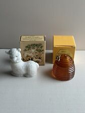 Vintage Avon Perfume Lot Little Lamb/ Honey Bee New  picture