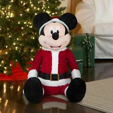 Mickey Mouse 2.6 Ft Life Size Animated Singing Christmas Disney Santa Gemmy picture