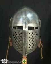 Bascinet Knight Helmet Medieval Armour Buhurt Battle Gift Medieval Reproduction picture