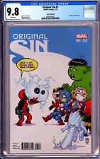 Original Sin #1 CGC 9.8 2014 3891000001 Death of The Watcher Variant Edition picture