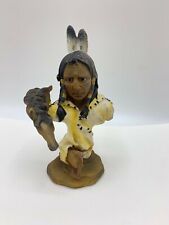 Southwestern Reflections Collection Resin Indian & Horse Figurine  picture