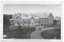 Postcard NH Hanover New Hampshire Dartmouth College Gym & Davis Field Ho￼use D16 picture