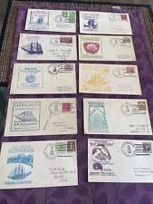 U.S.F. Constitution “old Ironsides”  U.S.Frigate postal covers lot of  10  -1933 picture