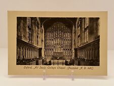 1900 Frith's Series Post Card Oxford All Souls College Chapel F. Frith & Co. Ltd picture