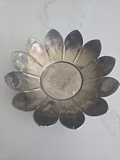 Silver Plated Lotus Trinket Dish picture