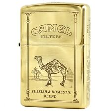 Zippo lighter 168 Armor/ Camel Filter Box Design Carving Free 3 Gifts New in Box picture