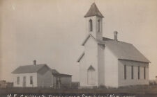 Methodist Church & Parsonage Springview Nebraska NE RPPC Real Photo Postcard picture