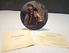 VINTAGE AUTHENTIC Norman Rockwell Plate THE MUSIC MAKER '81 Limited Edition  picture