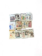 Vintage LOT of 80 Cut and Uncut Sewing Patterns Butterick McCall's Craft/Clothes picture