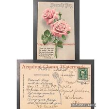 Antique Postcard, Parent's Day, May 10, 1917 picture