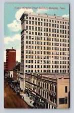 Memphis TN-Tennessee, Memphis Trust Building, Antique, Vintage Souvenir Postcard picture