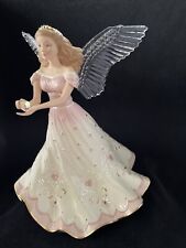 Lenox ~ Crystal Jewels Angel Collection Porcelain Figurine LIGHT OF LOVE ~ 9.5”H picture