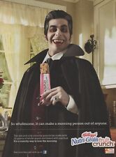 2013 Kellogg's Nutri Grain Fruit Bar - Count Dracula Vampire - Print Ad Photo picture