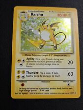 Raichu ✨ 4th Print ✨ Holo Base Set Pokémon 14/102 - 1999-2000 Shiny Rare - HP picture
