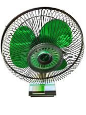 Sears 14” Oscillating 3 Speed Tabletop Fan VTG MCM Green  Blades Model 453.80180 picture