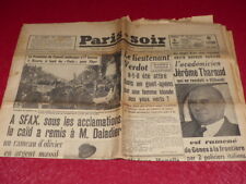 [ Press WW2 Front Guerre] Paris-Soir #6018 6 January 1939 Daladier Tunisia picture