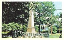 Postcard CT Berlin First Civil War Monument Kensington District Hartford Co Conn picture
