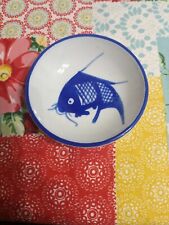 Vintage Chinese Koi Finger Bowl picture