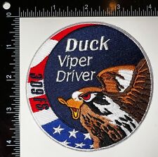 USAF 309th Fighter Squadron Duck Viper Driver Swirl Patch picture