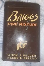 Antique Rare Vintage Briggs Pipe Mixture Tobacco Tin, Empty. picture
