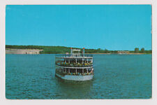 Oscoda Michigan, Ausable River Queen II Paddle Wheel Riverboat, Vintage Postcard picture