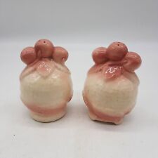 Early- mid 20th Century cherries on baskets salt and pepper shakers ceramic picture