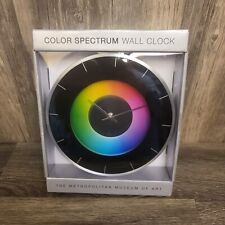 The Metropolitan Museum of Art Color Spectrum Wall Clock Met Moma Wheel RARE New picture