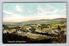 Lisbon NH- New Hampshire, Aerial Of Town Area, Antique Souvenir Vintage Postcard picture