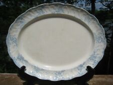 ANTIQUE / VINTAGE BLUE AND WHITE LARGE TRANSFERWARE PLATTER picture