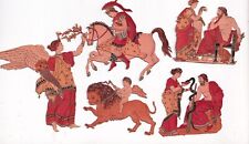 1800s Victorian Cut Out Die Cut Scrap Lot -Mythology Bible Stories Romans Greek picture