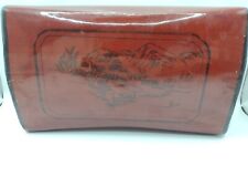 Vintage Chinese Lacquered Opium Geisha Pillow, Scratches picture