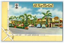c1950's El Rio Motel Cars San Diego California CA Unposted Vintage Postcard picture