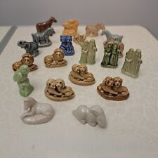 Vintage Wade England Miniature Lot of 20 Animal Figurines Cat Wildlife Red Rose picture