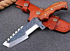 Custom Made WildLife Tracker Hunting Knife - Hand Forged High Carbon Blade 1798 picture