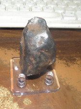 186 GM. Egypt Gebel Kamil Iron meteorite complete individual W/ STAND; picture