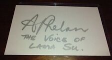 Anthony Phelan SIGNED LAMA SU Star Wars Attack of the Clones Index Card  picture