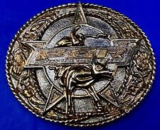 PBR Professional Bull Riders LARGE 92  Rodeo Western Siskiyou Sports Belt Buckle picture