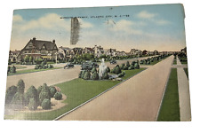 Margate Parkway Linen postcard Atlantic City NJ 1941 WWII era Stamp picture