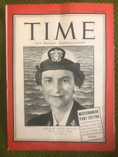 Time Magazine WWII WAVES Capt McAfee Issue March 12, 1945 Armed Forces Edition picture