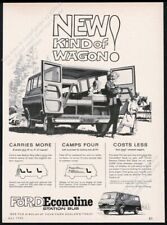1961 Ford Econoline van camping family art New Kind Of Wagon vintage print ad picture