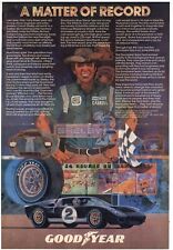 1978 Goodyear Tires True Centerfold Ad: Carroll Shelby & The Ford at LeMans Race picture